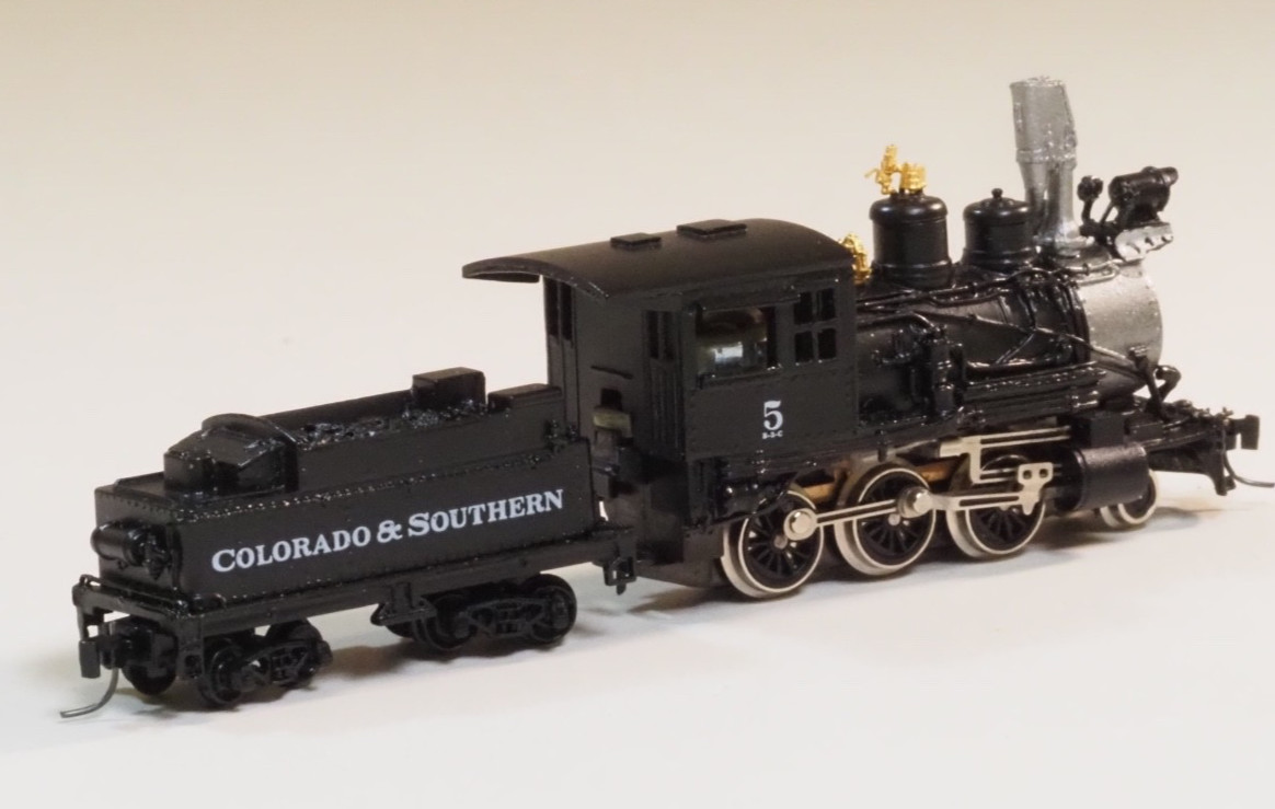 MTL Brass Steam locomotive 2-6-0 Colorado & Southern Scale N- Nn3 Z-track #5