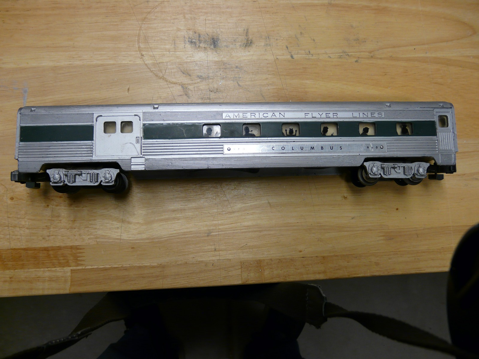 S GAUGE AMERICAN FLYER #474-475 ROCKET PASSENGER SET FOUR CARS A1A