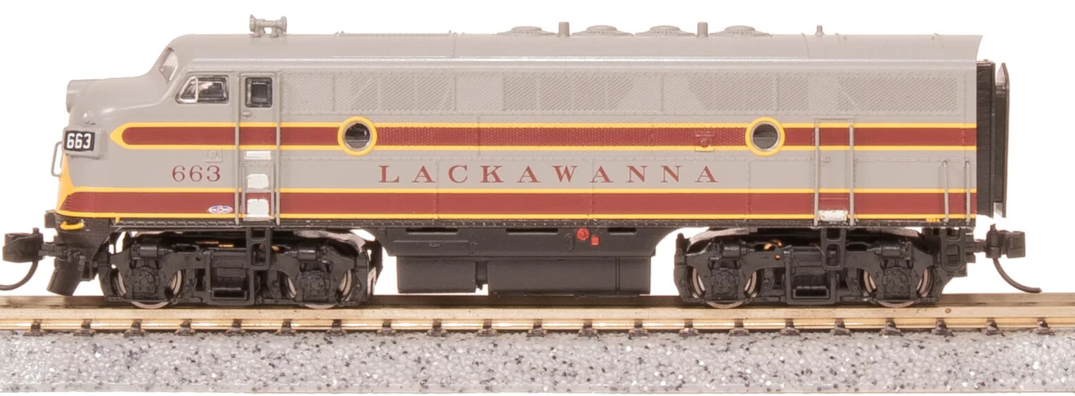 BROADWAY LIMITED 9208 N EMD F3A DLW 664 As Appears Today, Paragon4 Sound/DC/DCC