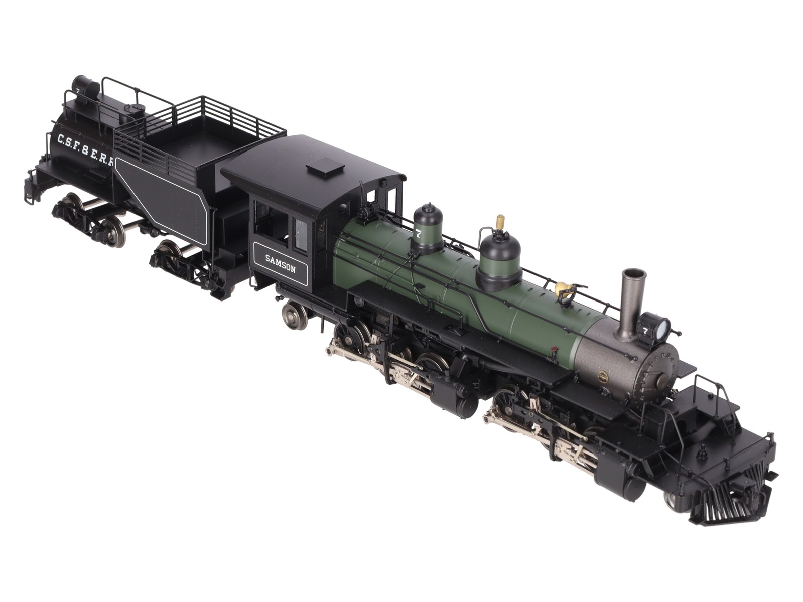 Sunset Models O Brass Samson Green Boiler 2-6-6-2 Steam Loco & Tender #7 2-Rail