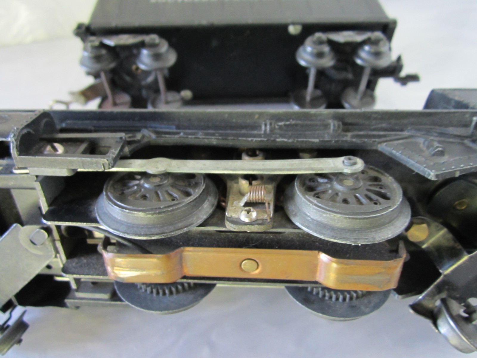 VTG MARX O GAUGE CAST IRON STEAM LOCOMOTIVE WITH SOUTHERN PACIFIC LINES TENDER