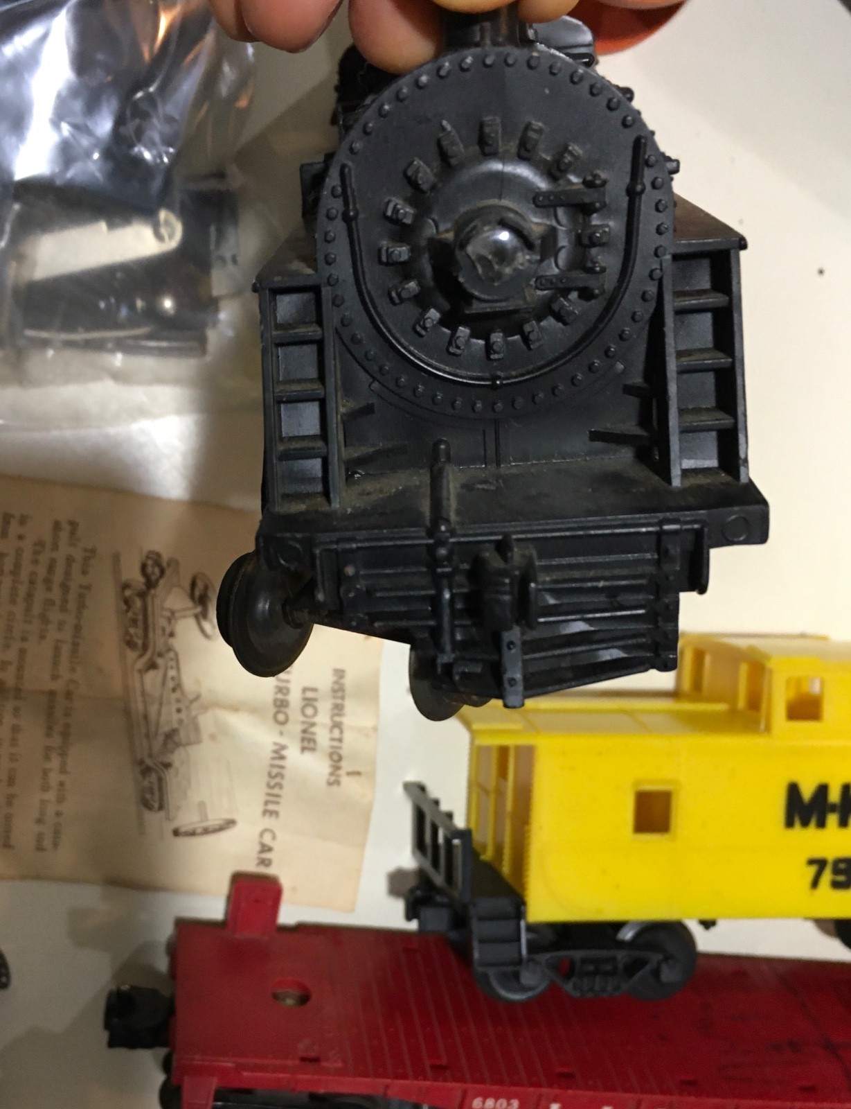 Vintage Lionel 1960’s assorted Train set & Tracks & broken Transformer