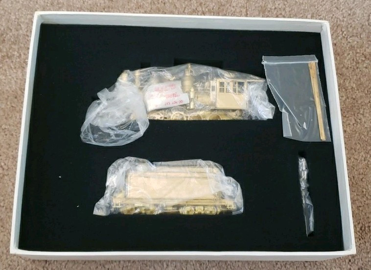 Milestone PBL Brass R.G.S. Class C-19 #40 1940’s Era Locomotive Tender Scale
