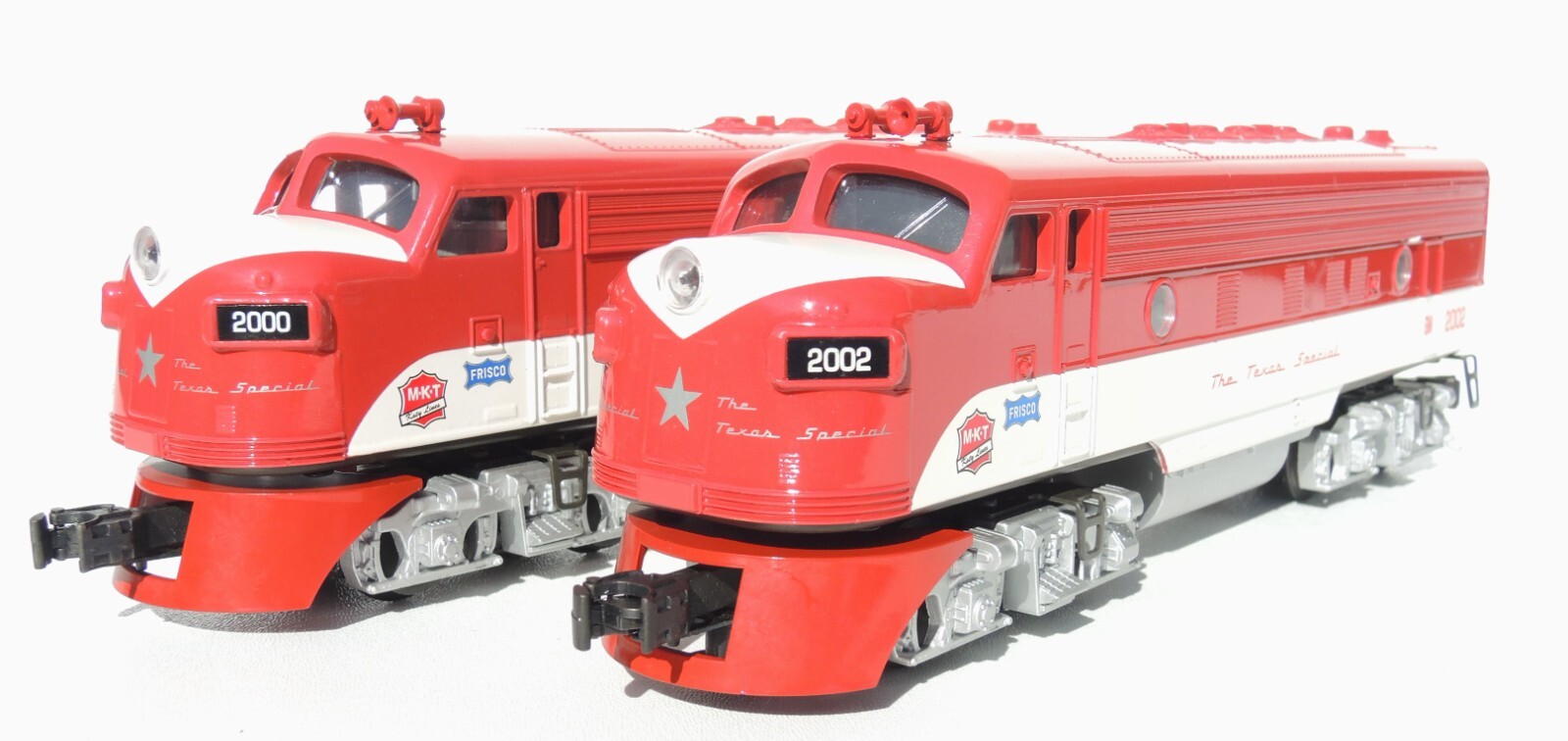 Gorgeous set of 3 Williams O gauge Texas Special locomotives MINT- LOOK!!