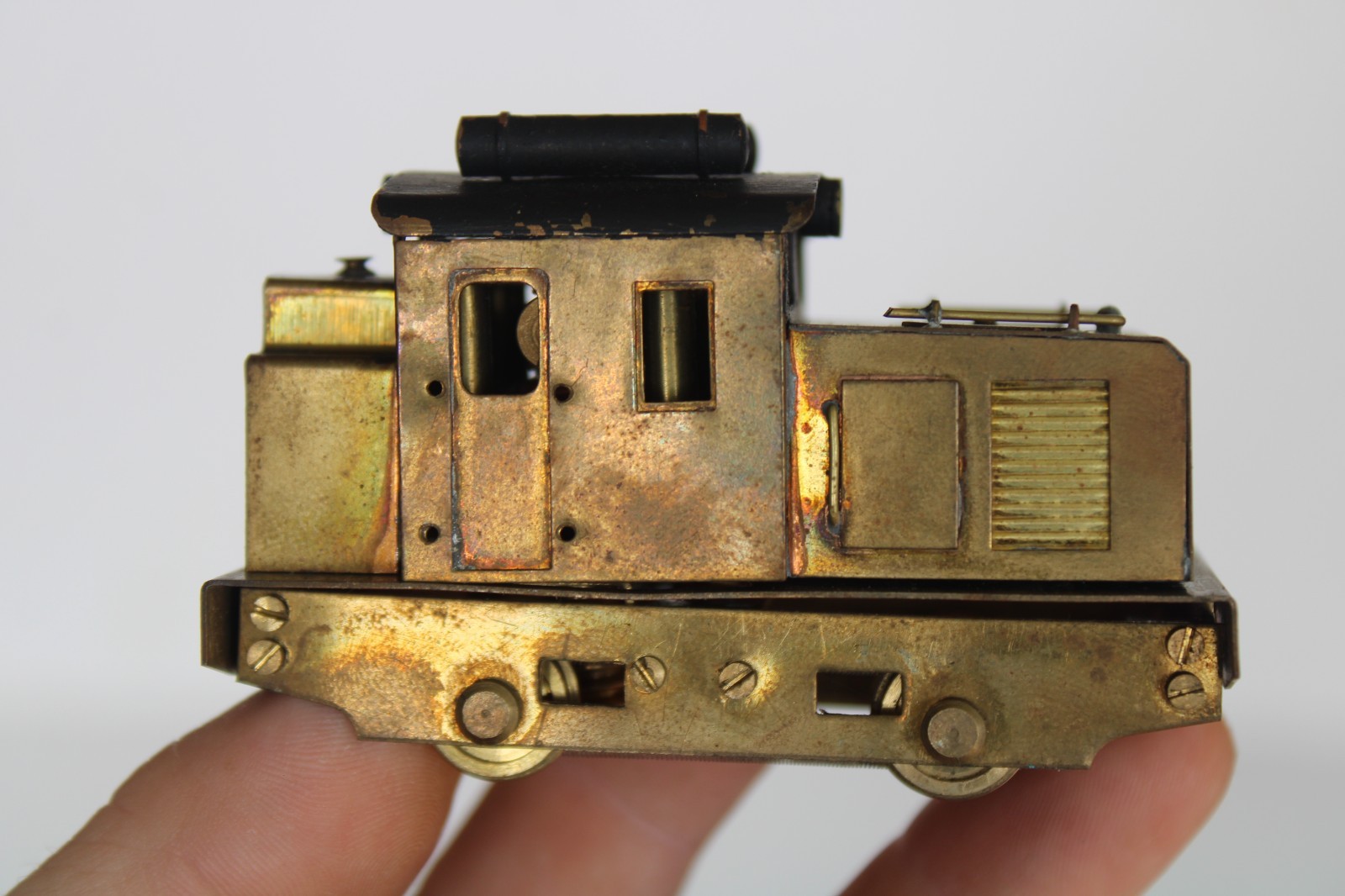 Vintage HO Brass Tetsudo Mokeisha Diesel Critter Industrial Switcher w/ Box