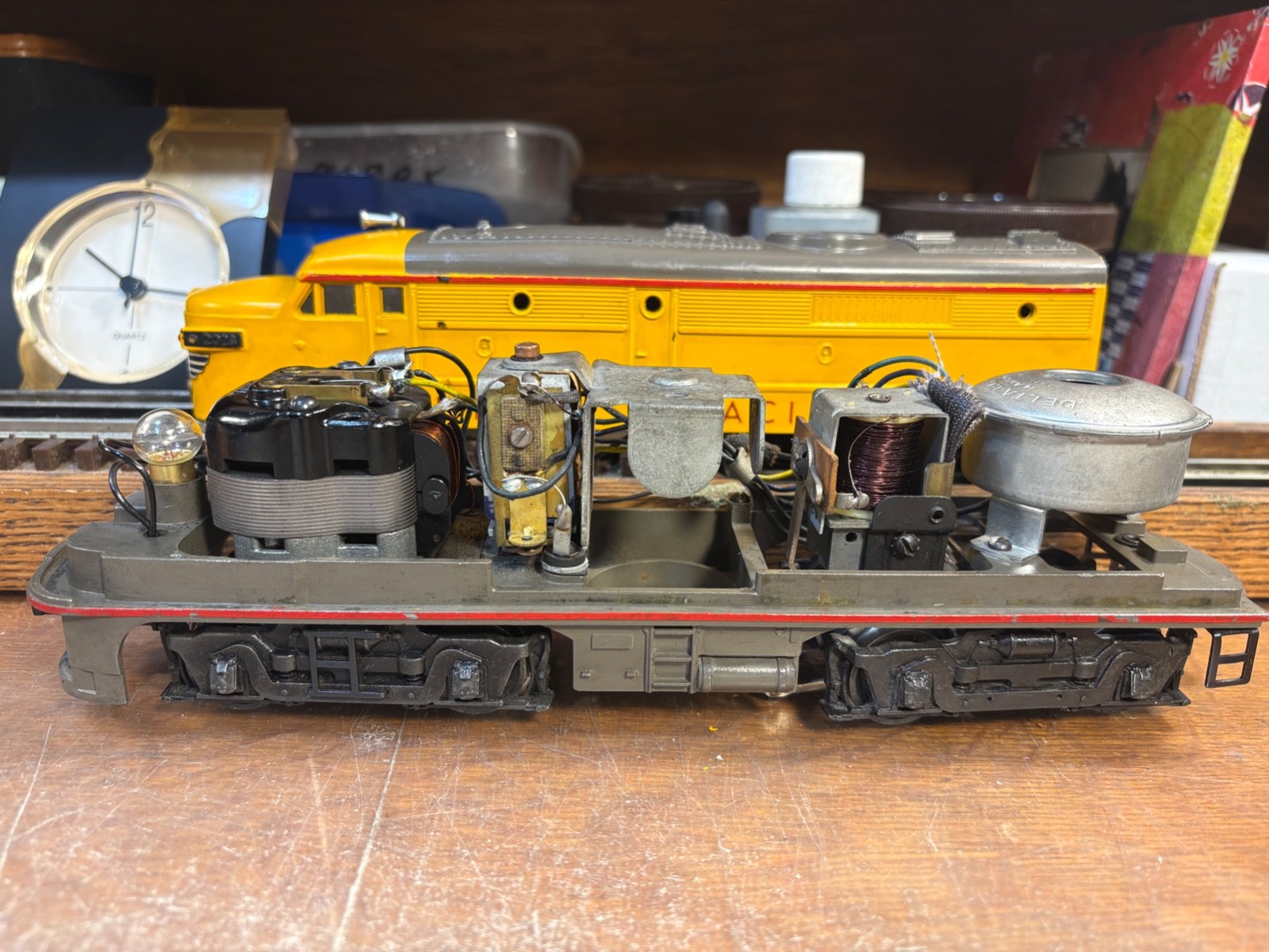 Lionel #2023 Yellow Union Pacific AA Alcos, EX, 1950-51