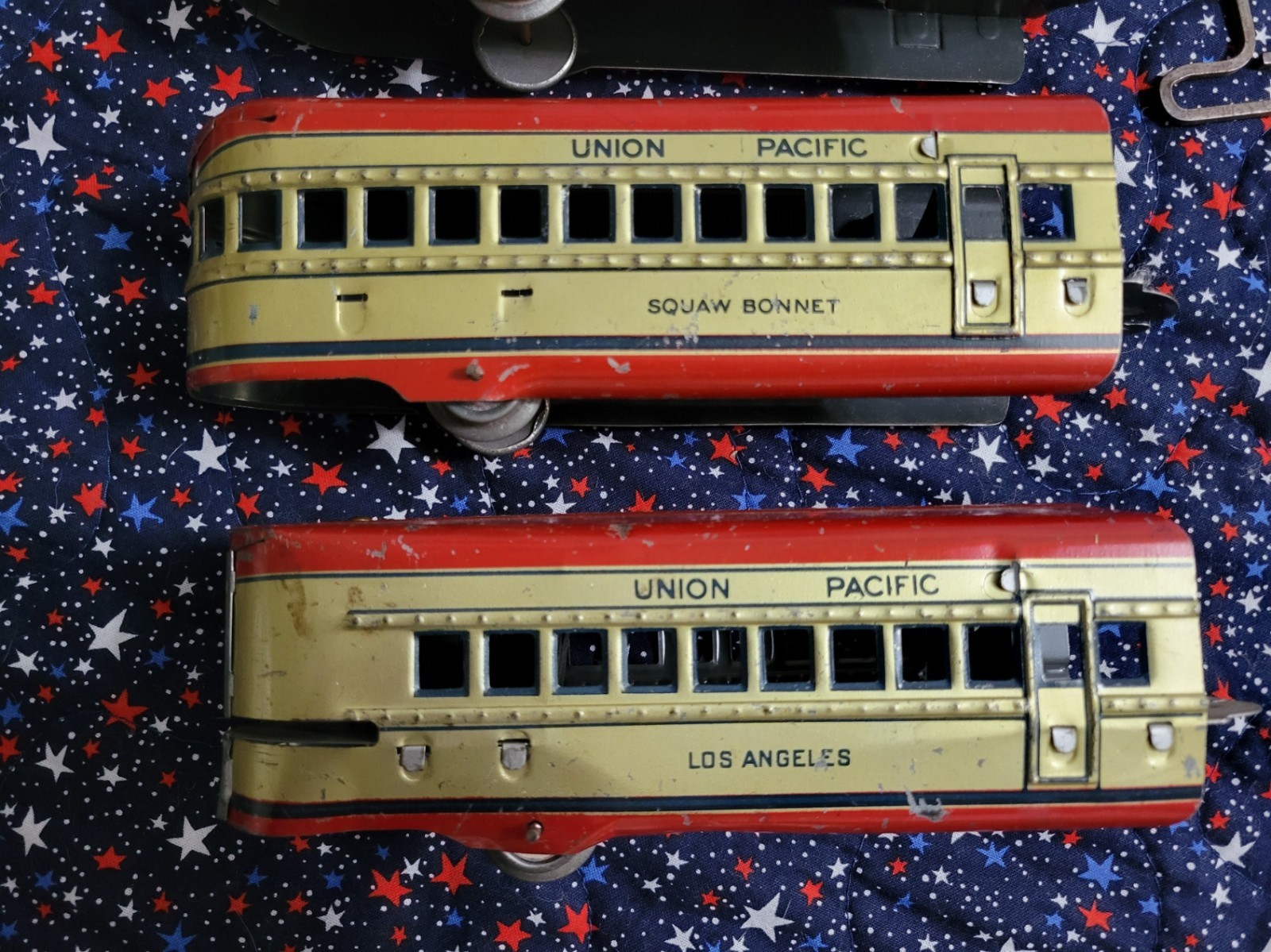 Marx M10005 Union Pacific Articulated O gauge Streamliner 4 Car Set