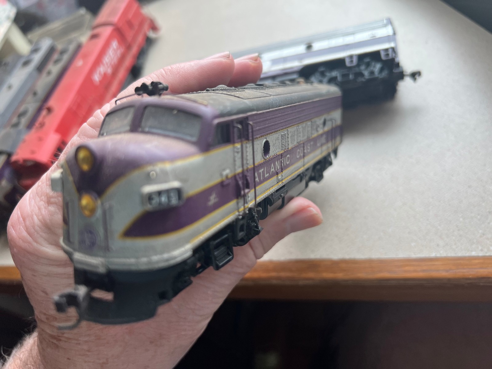 HO EMD F7 A/B Set (both Dmy) ACL Atlantic Coast Line