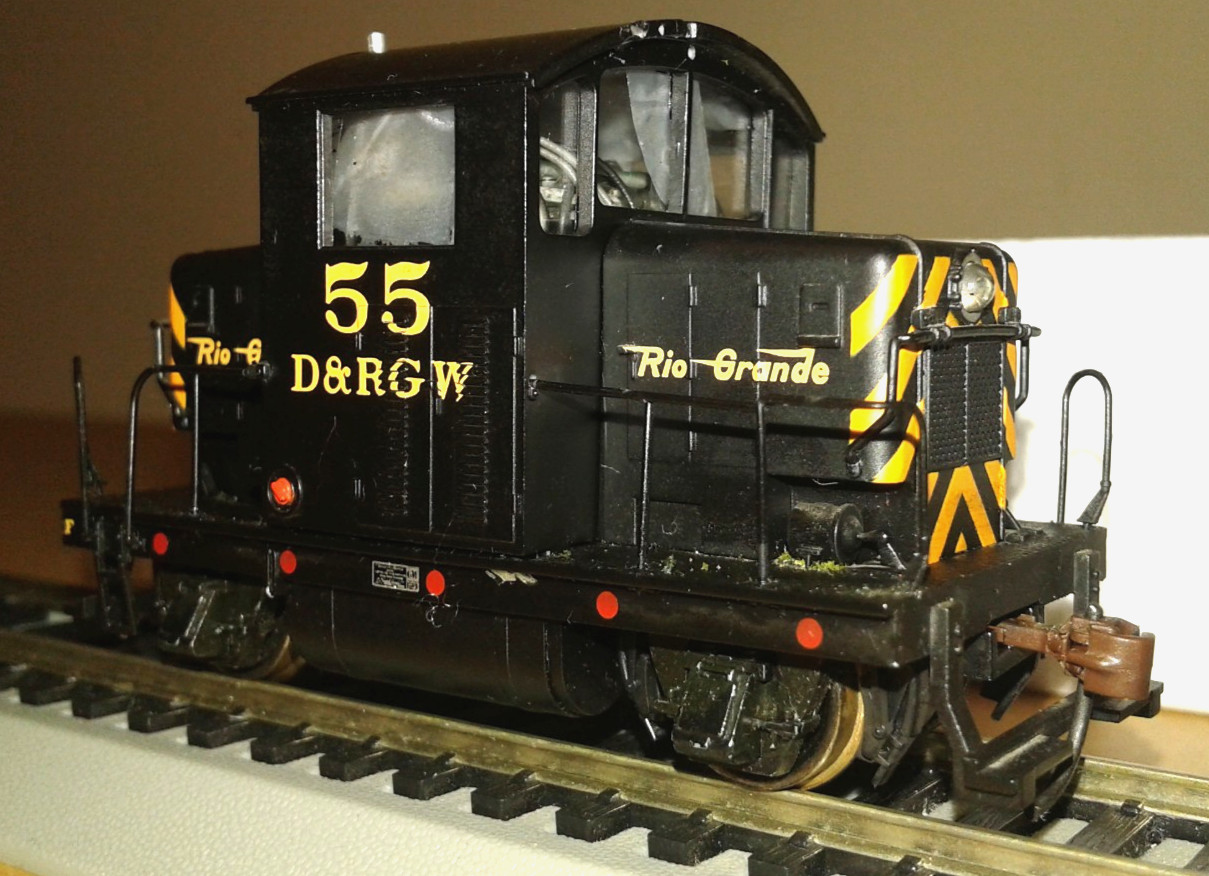 HO SCALE ATHEARN ROUNDHOUSE EMD MODEL 40 RIO GRANDE D&RGW #55 84103 NEEDS WORK