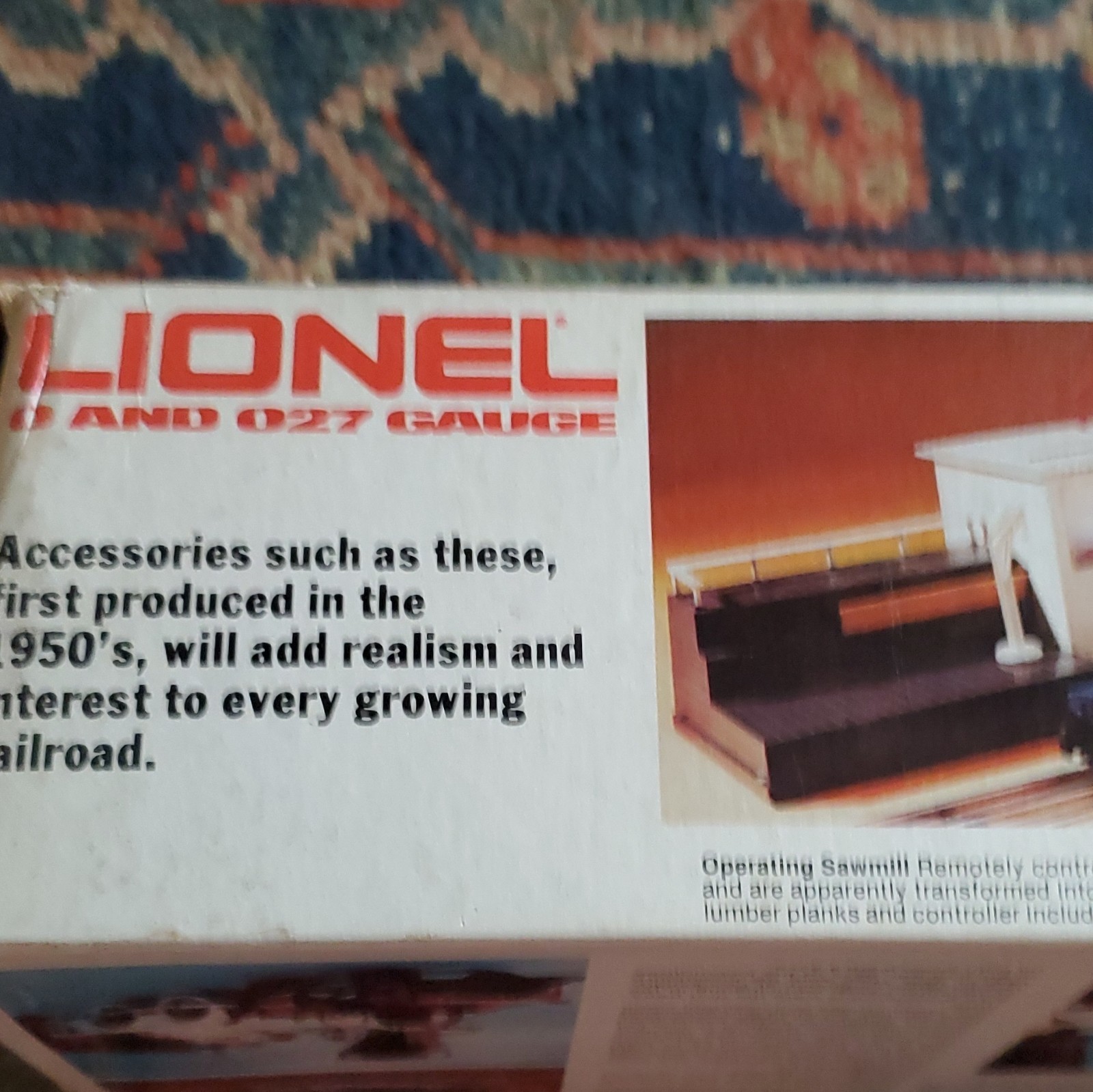 Lionel O American New in box 4-4-0 Rock Island & Peoria Loco & Tender 6-8004