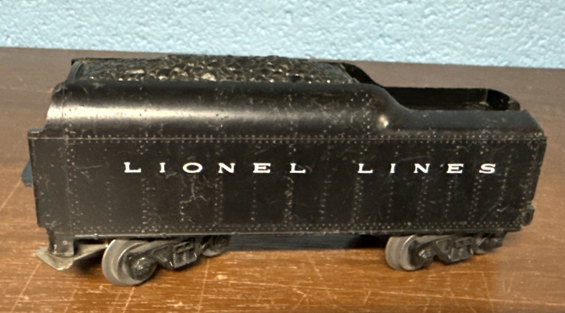 Marx 1666 O Gauge Model Railroad 2-4-2 Steam Engine w/Lionel Lines Tender (Read)