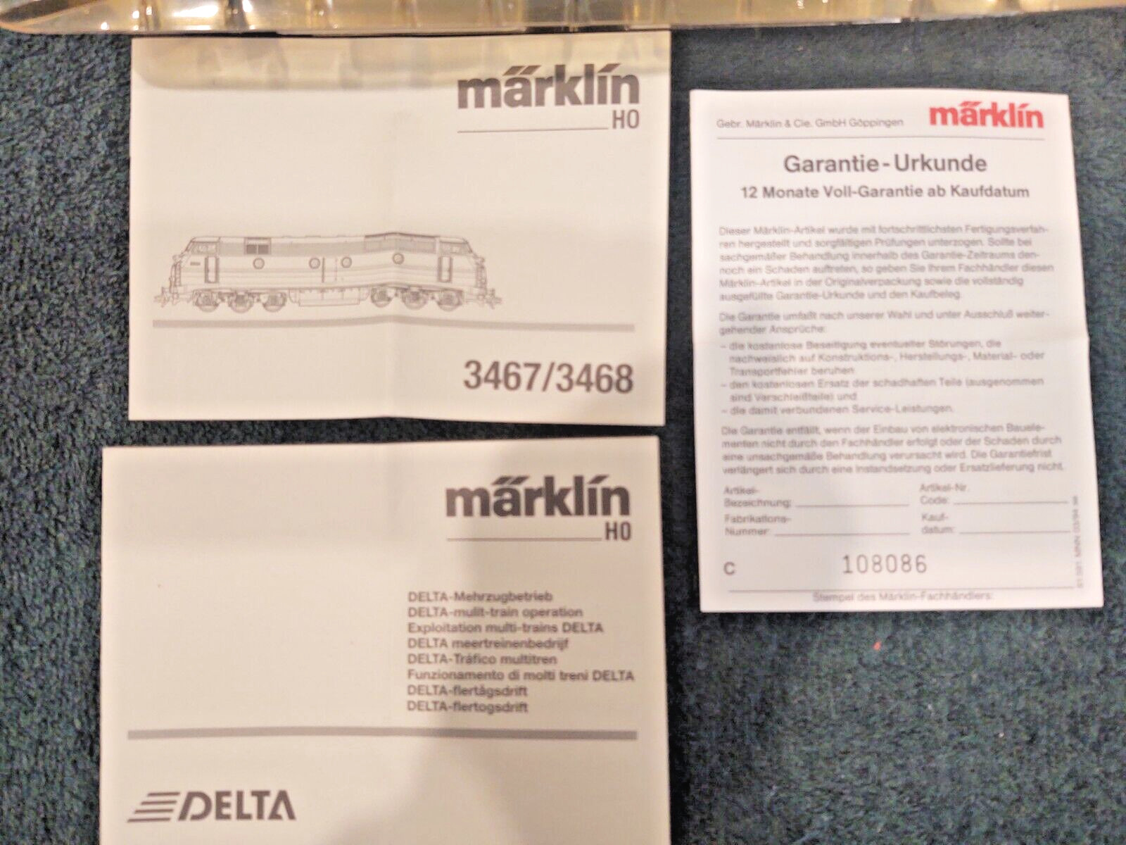 MARKLIN 3467 HO NEW NLA DIESEL SERIE NMBS LOCOMOTIVE 5504 Special series 1994