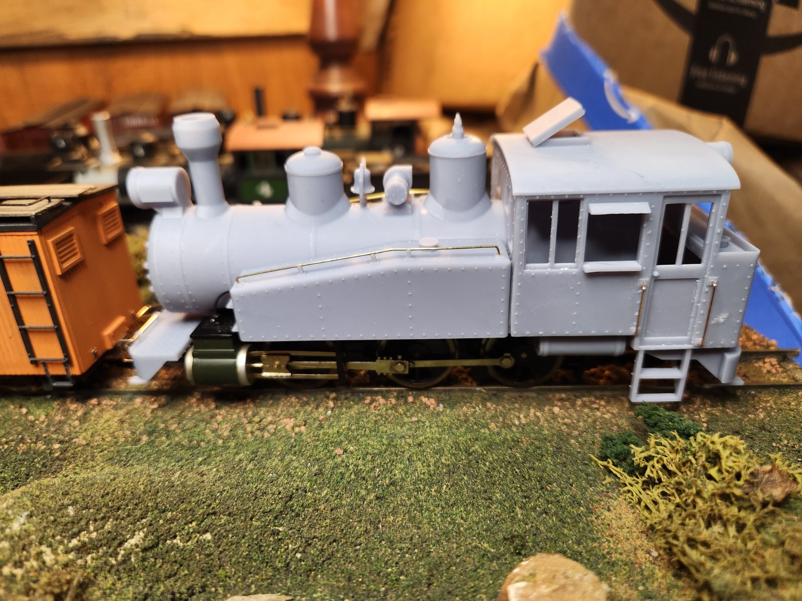 On30 Freelance 0-6-0 Porter Style Steam Eng 3D Printed For Bmann On30 Mogul Mech