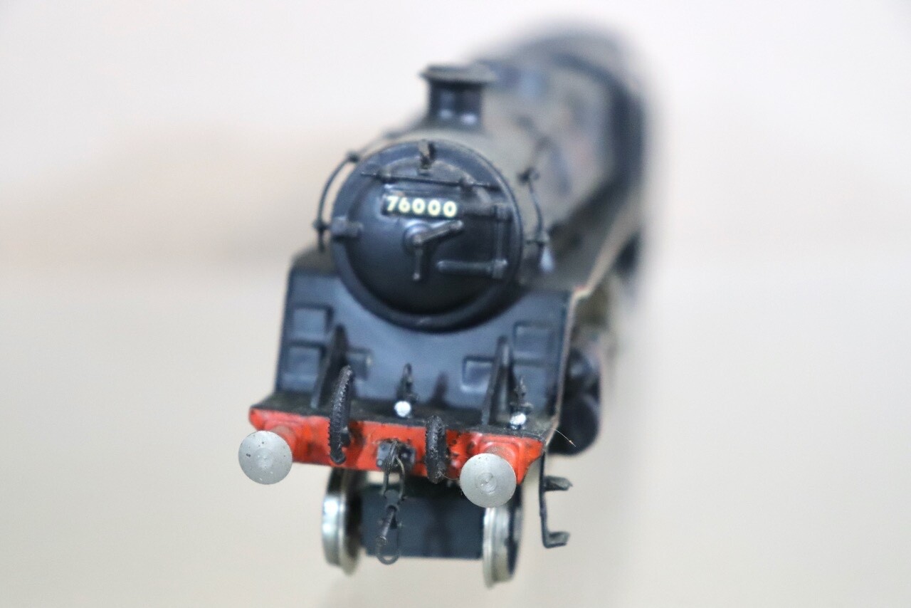 AIRFIX KEMILWAY KIT BUILT BR BLACK 2-6-0 STANDARD CLASS 4MT LOCOMOTIVE 76000 od