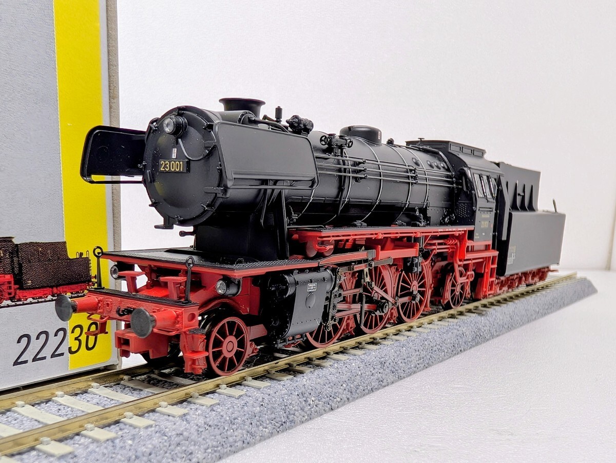 TRIX 22230 DB BR23 23 001 Epoch III HO Steam Locomotive DCC Sound Tested #129