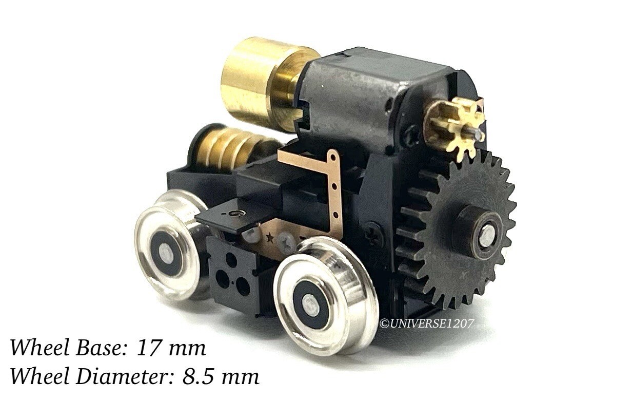 H0/On30/O16.5/Oe Gauge Aru-Model HO-17T Locomotive Power Drive Chassis 8.5mm