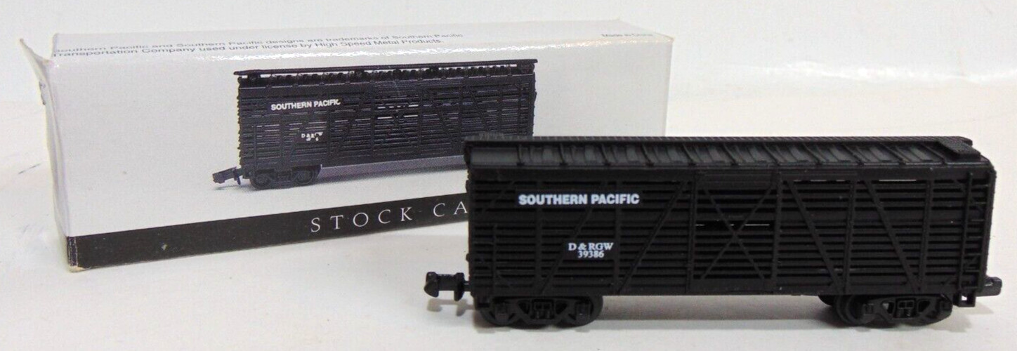 Southern Pacific High Speed N Scale Stock Car Model Train No 421 New Box Rare