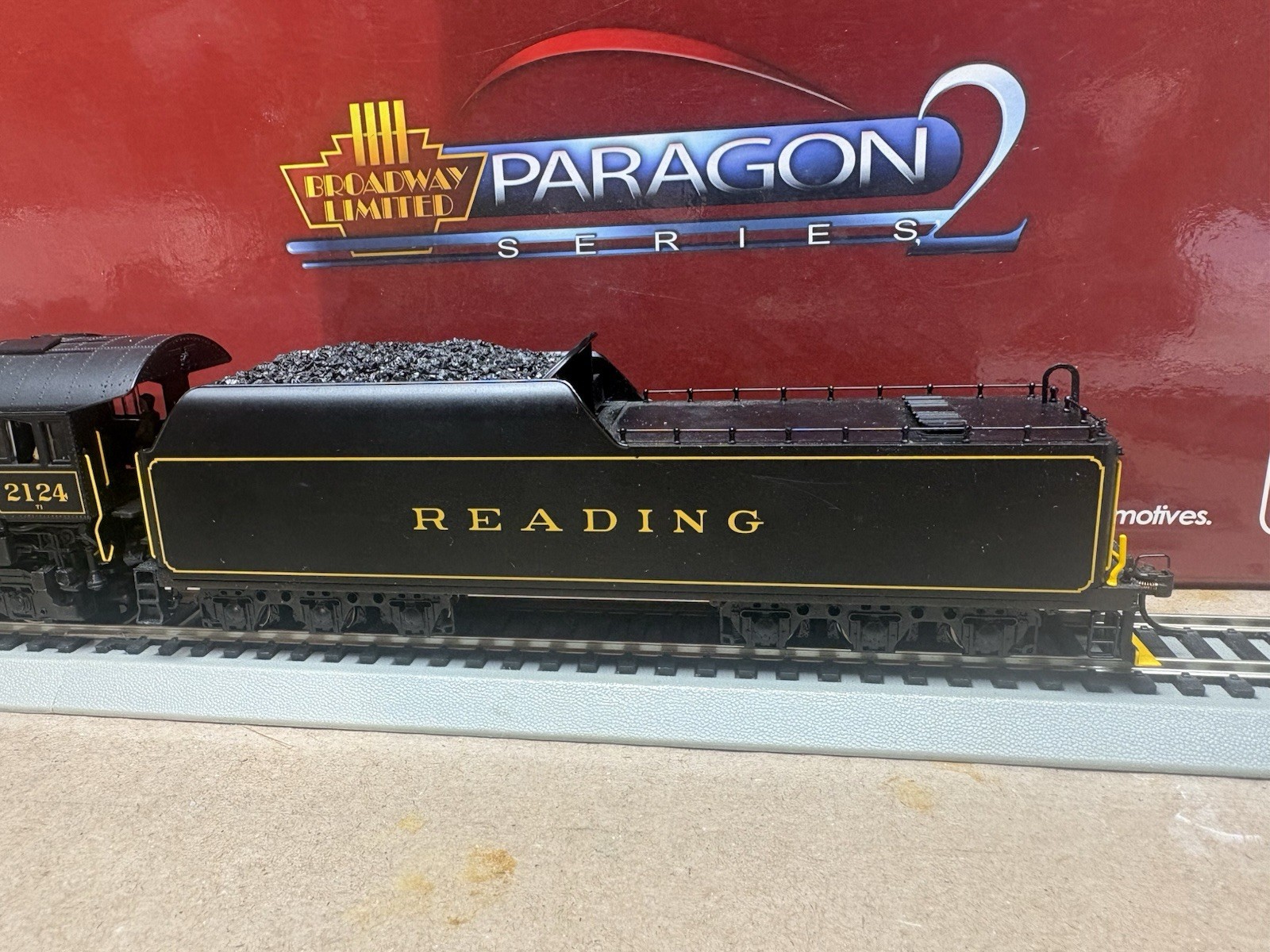 Broadway Limited 2146 HO Reading T1 4-8-4 Excursion Locomotive No. 2124