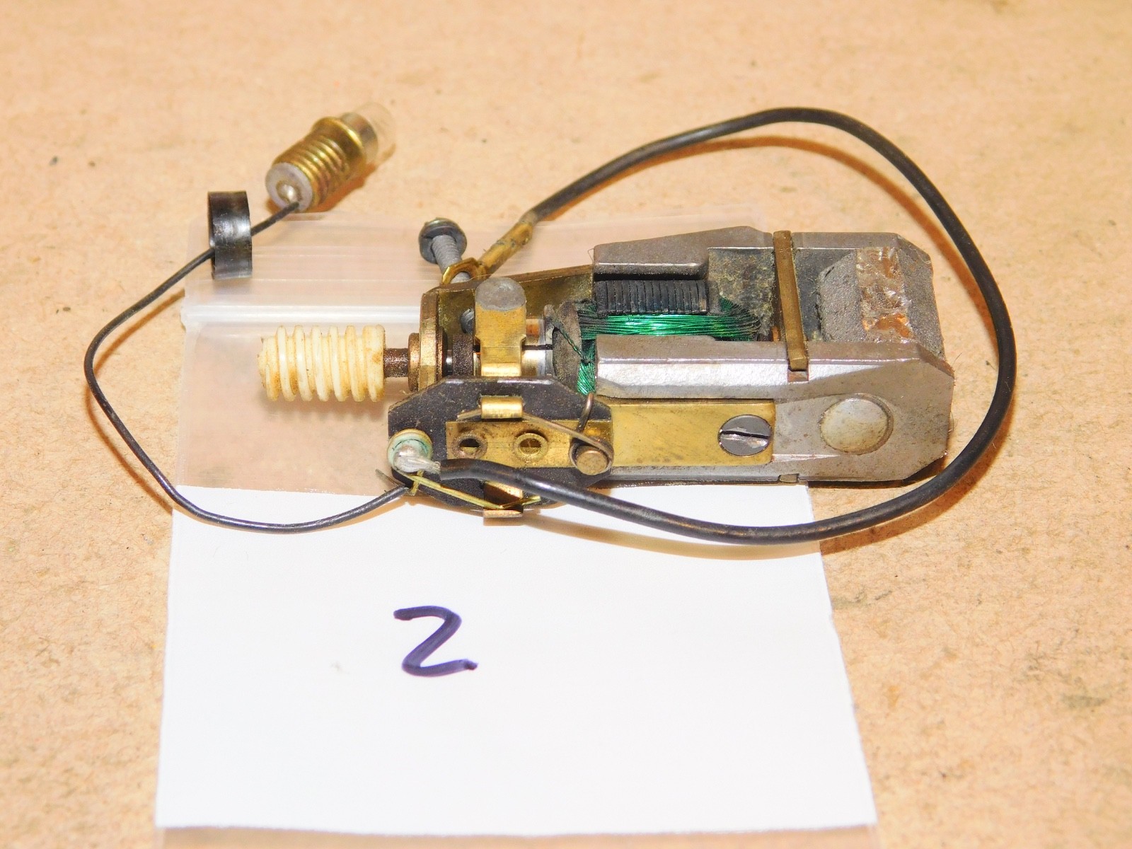 Tyco Mantua HO Parts Pacific Mikado Steam Locomotive Motor w/ Light RUNS WELL #2