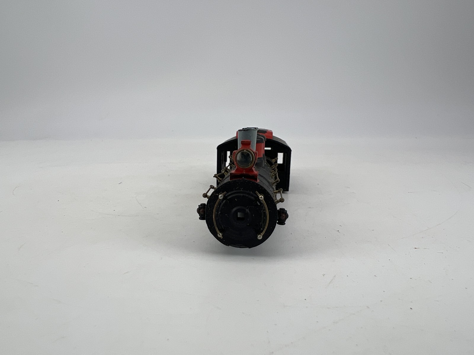 HO Scale I.C.R.R. Steam Locomotive Boiler Shell ONLY Black/Red Good