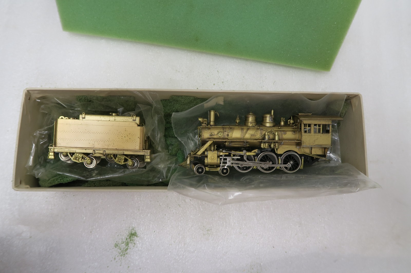 Fujiyama Kogyo A&LM 4-6-0 Steam Locomotive Brass Color Undecorated HO Scale