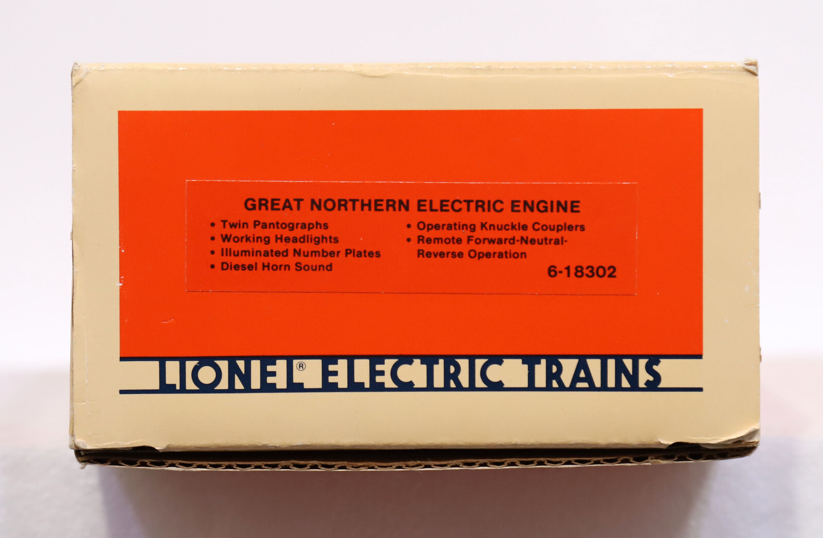 O GA. LIONEL # 6-18302 GREAT NORTHERN EP-5 ELECTRIC LOCOMOTIVE – BOXED