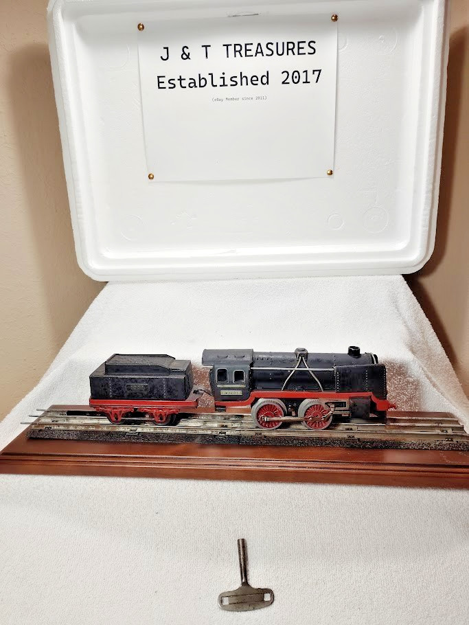 Distler O Gauge US-Zone Germany #40281 Clockwork Wind-up Locomotive Tender & Key
