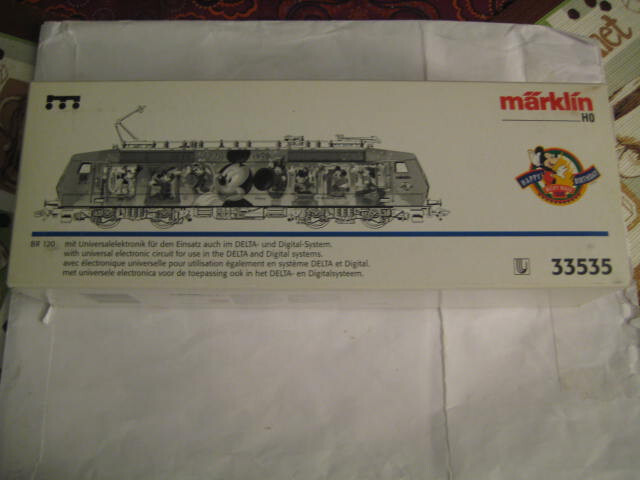 Marklin HO 33535 Mickey Mouse 70th Birthday Electric Lok in original box – LNIB