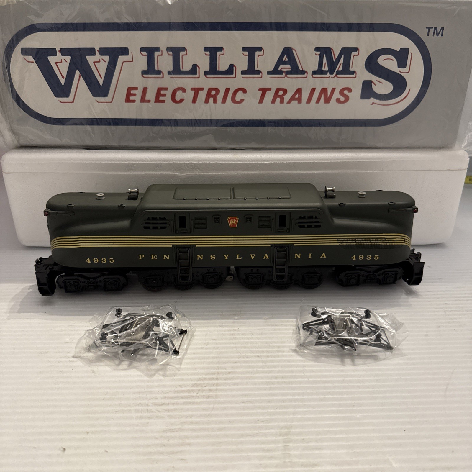 Williams , GG-24 , PRR , 4935 , Brunswick Five Stripe , Powered