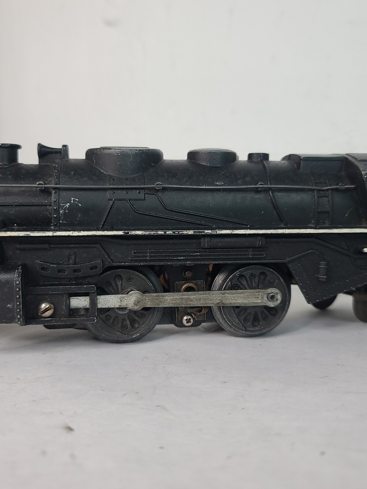 Asis Working #666 Marx O Cast Metal 0-4-2 Steam Locomotive Tin Tender & Caboose
