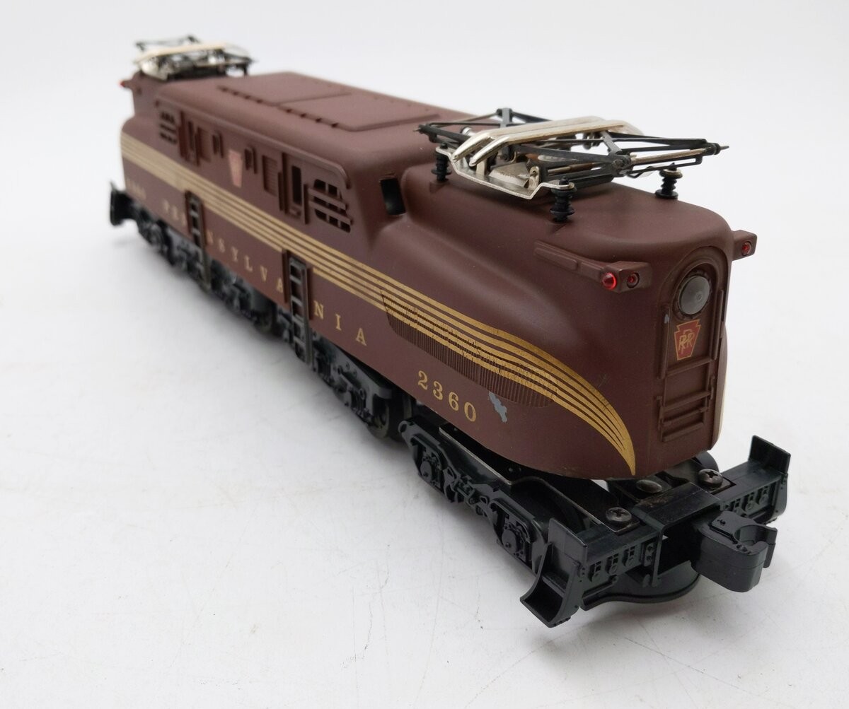 Lionel 2360 Vintage O Pennsylvania 5-Stripe Tuscan GG-1 Electric Locomotive EX