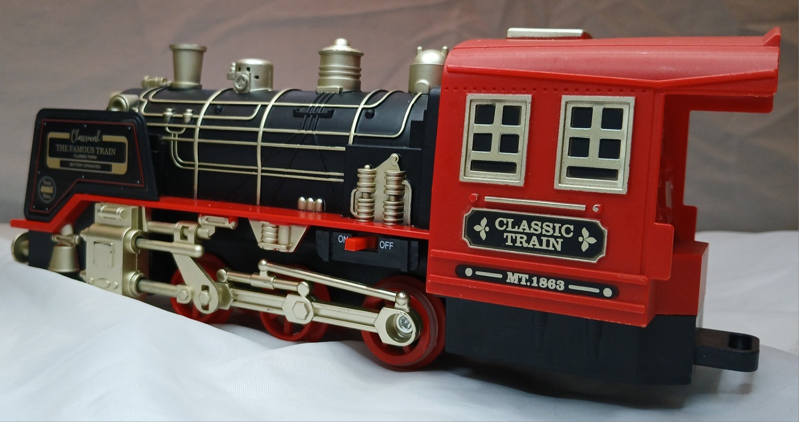 Hot Bee Classic Train Toys Steam Locomotive Engine Only MT.1863 The Famous Train