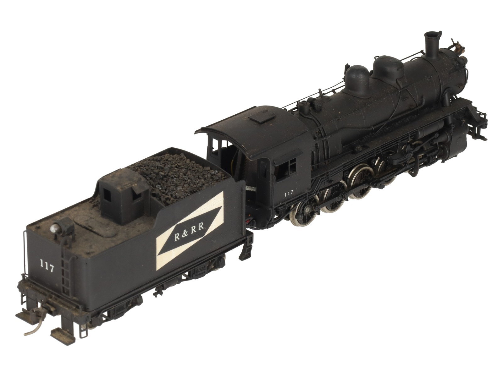 United Models HO Brass R&RR 2-10-0 Steam Locomotive & Tender – Painted