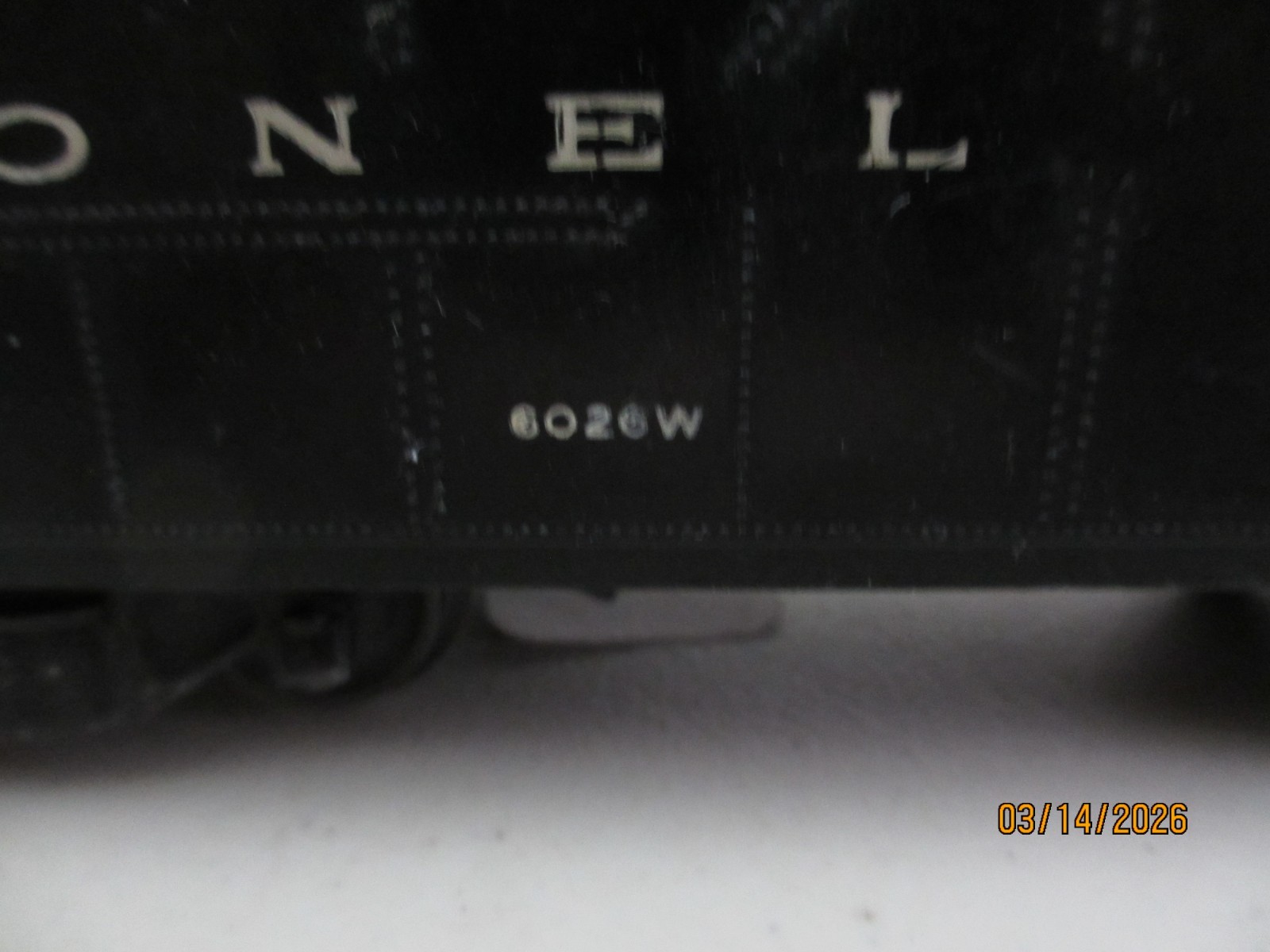 1951/1953 LIONEL O GAUGE 2026 2-6-2 STEAM LOCOMOTIVE WITH 6026W TENDER