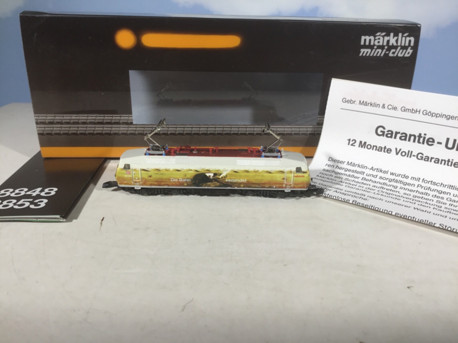 Marklin Mini Club No. 88532 Z DB BR120 Locomotive w/ Artwork by Tuen Hocks 1998