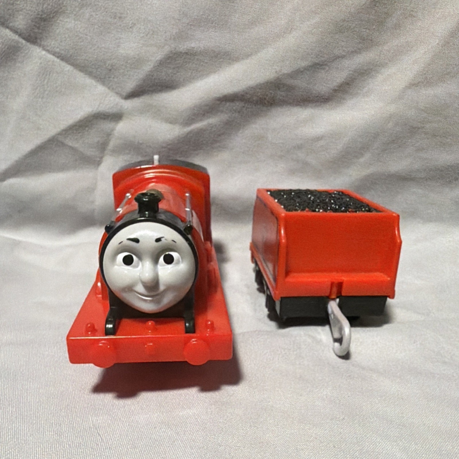 Mattel Thomas & Friends James Locomotive Tender Train 2013 – Tested & Working