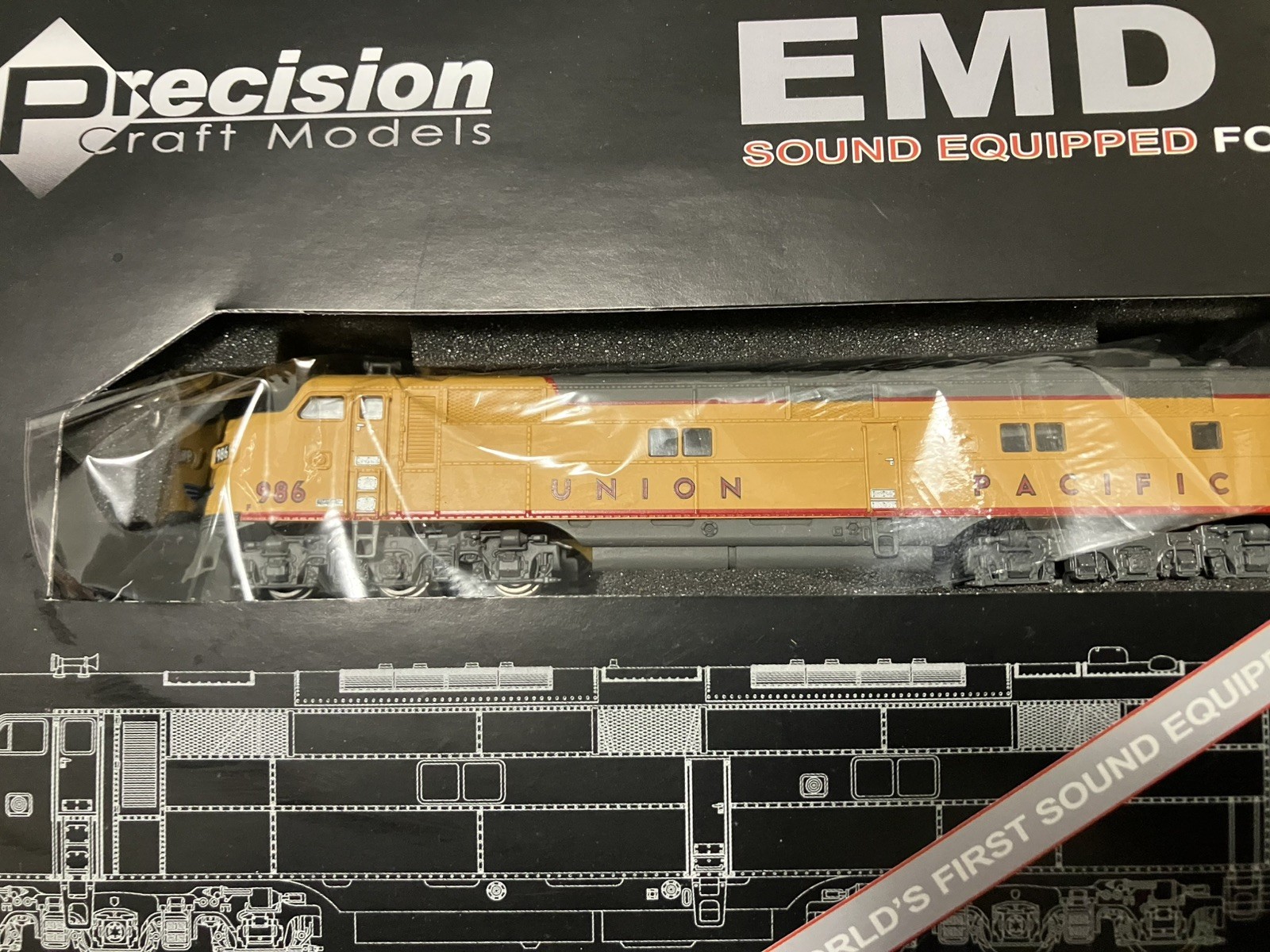 N Scale Union Pacific Locomotive Dcc & Sound