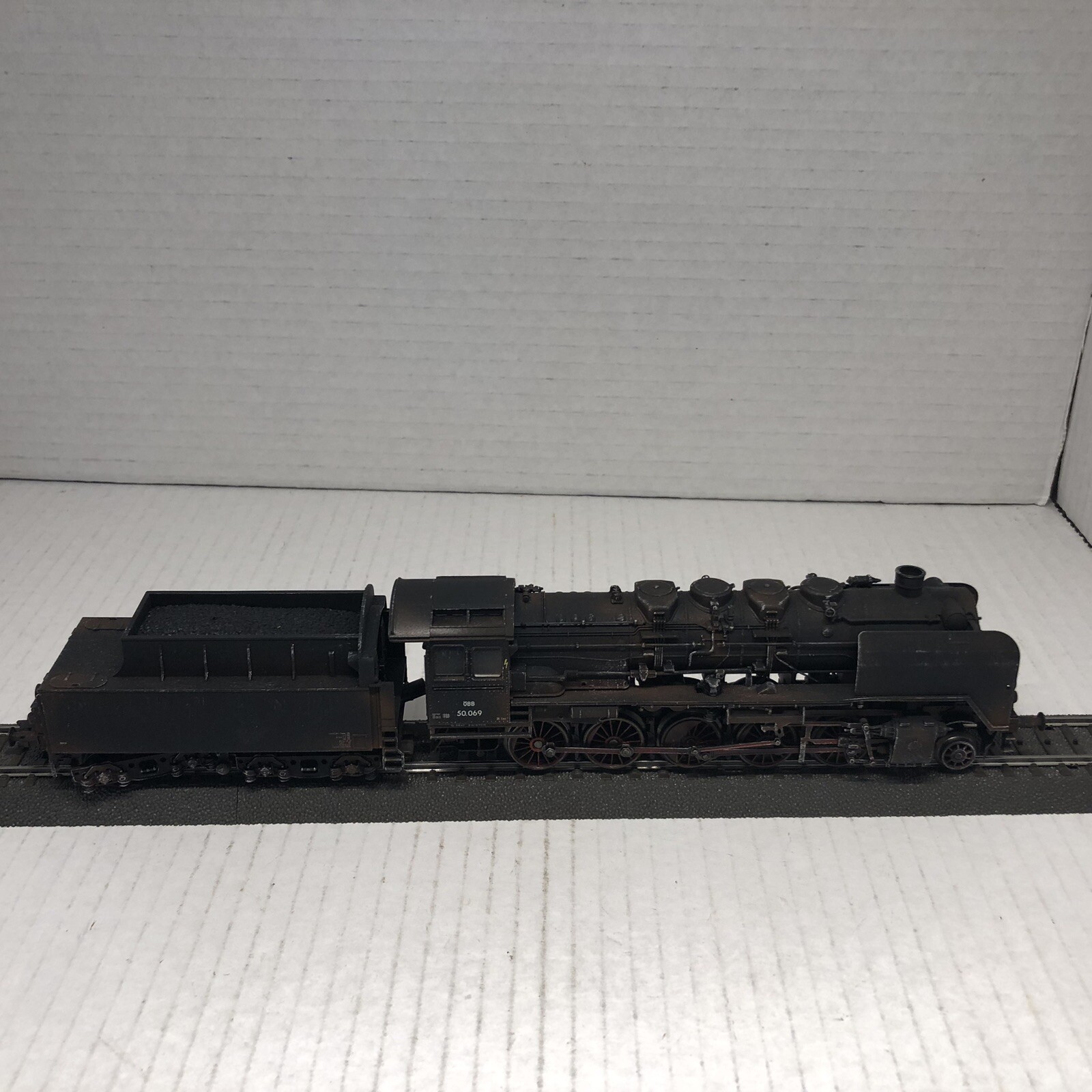 Marklin 37839 HO German Federal Railroad Weathered Steam Locomotive with Tender