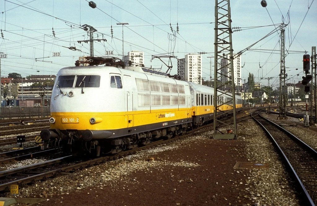 LIMA HO DB BR E-103 101-2 LUFTHANSA AIRPORT EXPRESS Electric Loco No. 208118LP