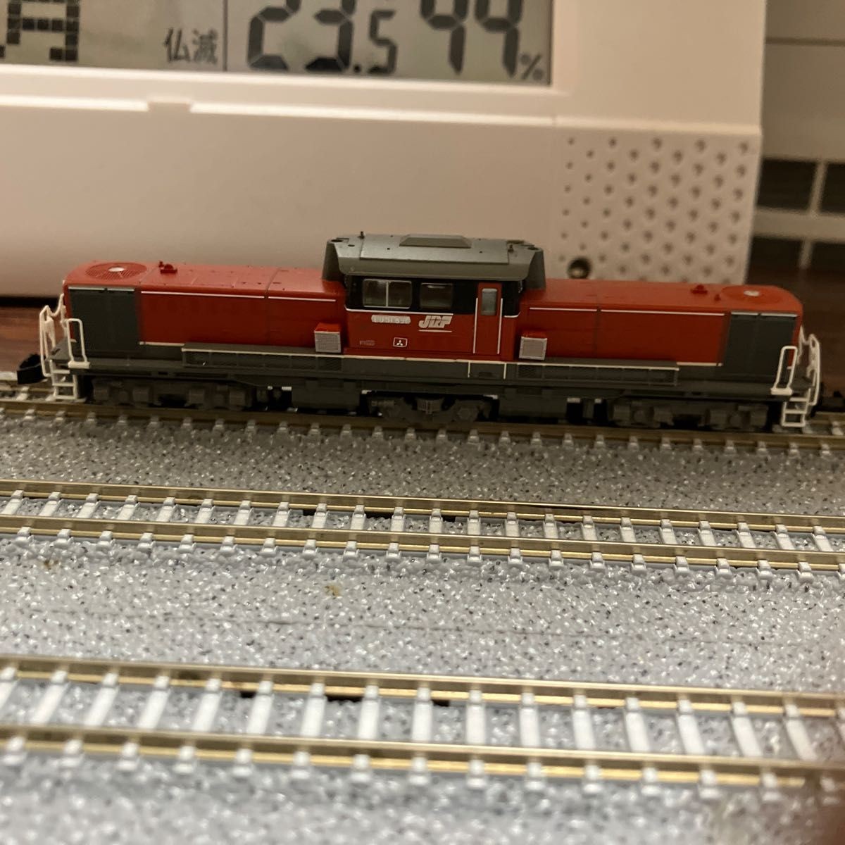 DD51 type diesel locomotive, N gauge el railroad, freight updated color, DD51