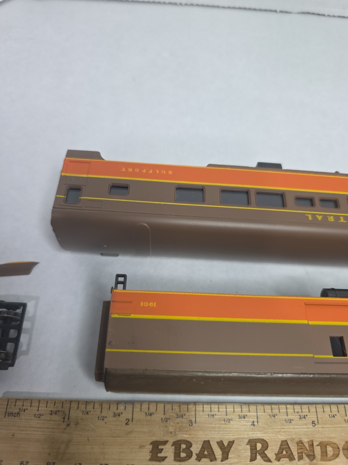 2 As Is Rivarossi Illinois Central Passenger Cars Gulfport Lake Michigan Read De