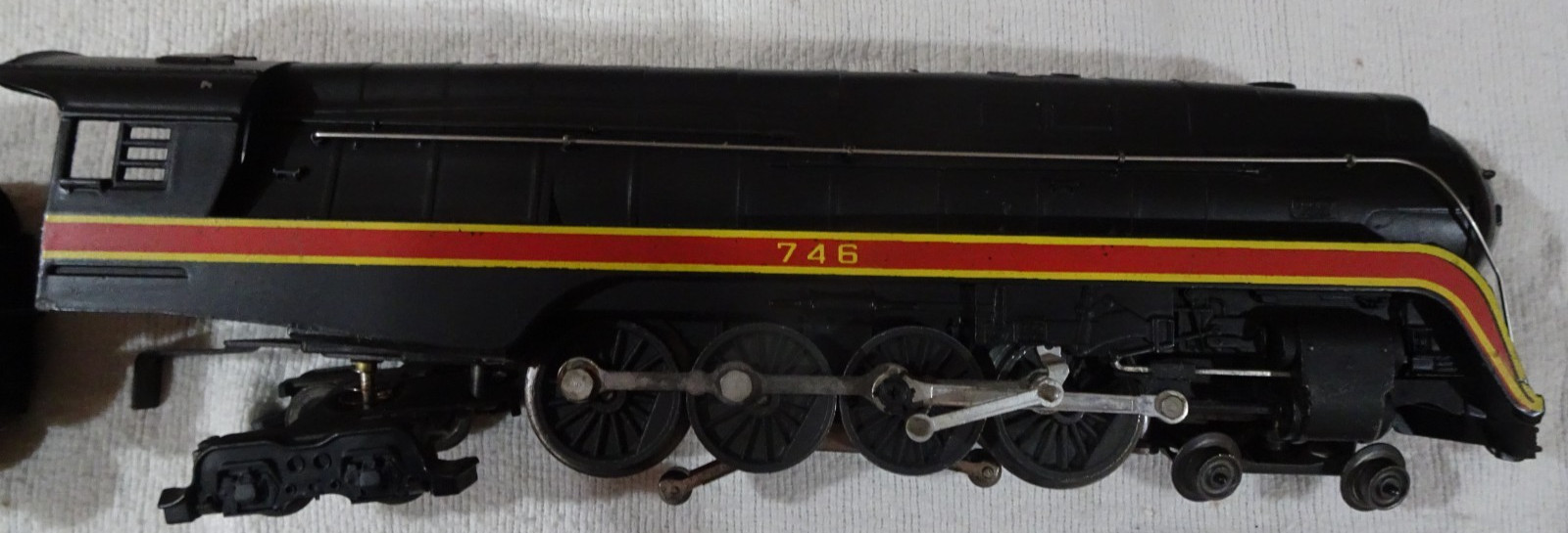 POSTWAR LIONEL 746 NORFOLK & WESTERN CLASS J NORTHERN LOCO & 746W TENDER, C-7 EX