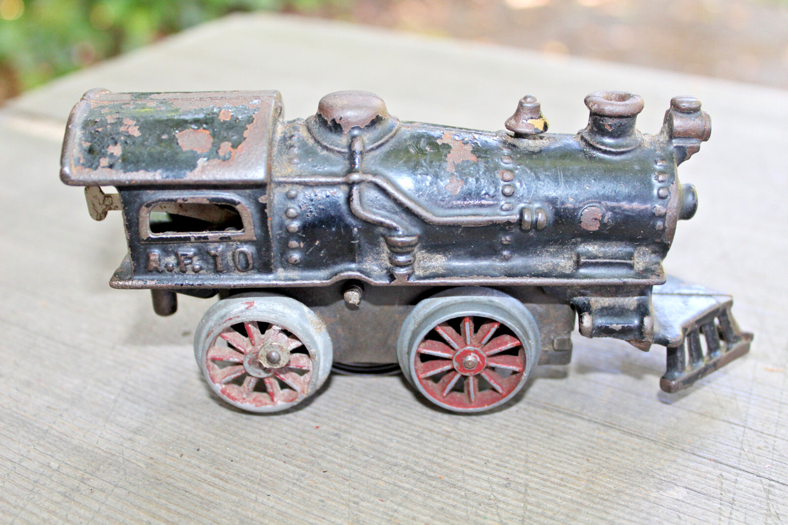 American Flyer Prewar O Gauge Cast Iron AF 10 Windup Locomotive b2
