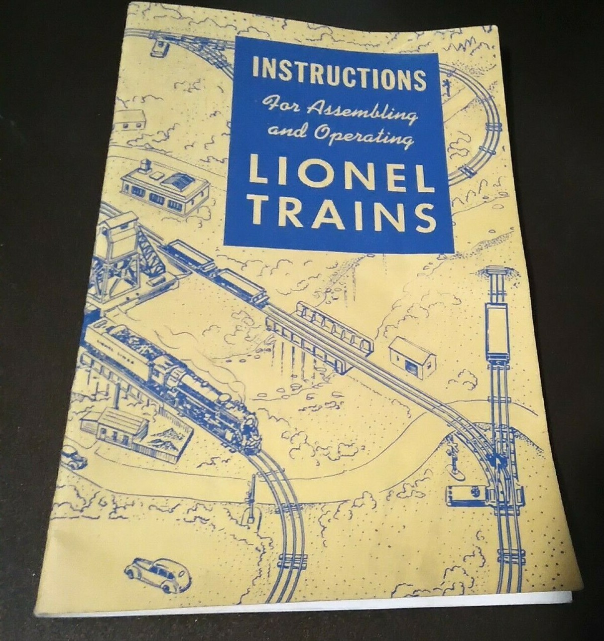 ORG-1947 LIONEL ESSEX ELECTRIC TRAIN ASSEMBLY & OPERATING INSTUCTION MANUEL