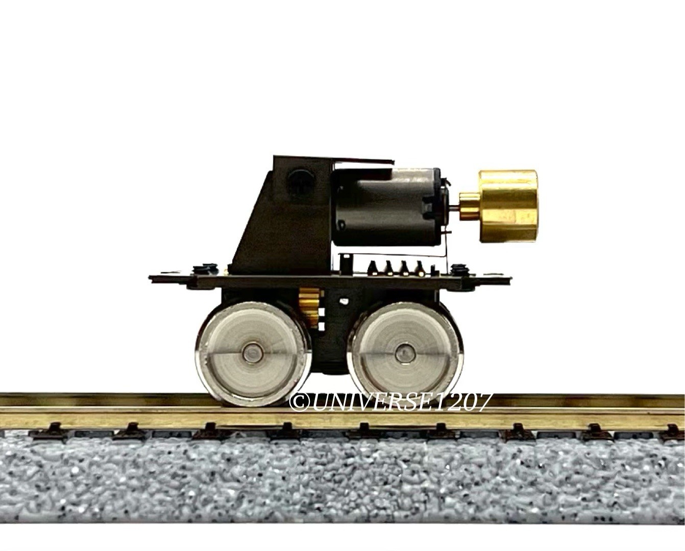 H0/On30/O16.5/Oe Gauge Aru-Model HO-15 Power Drive Chassis w/Rods Kit D10.5mm 0e