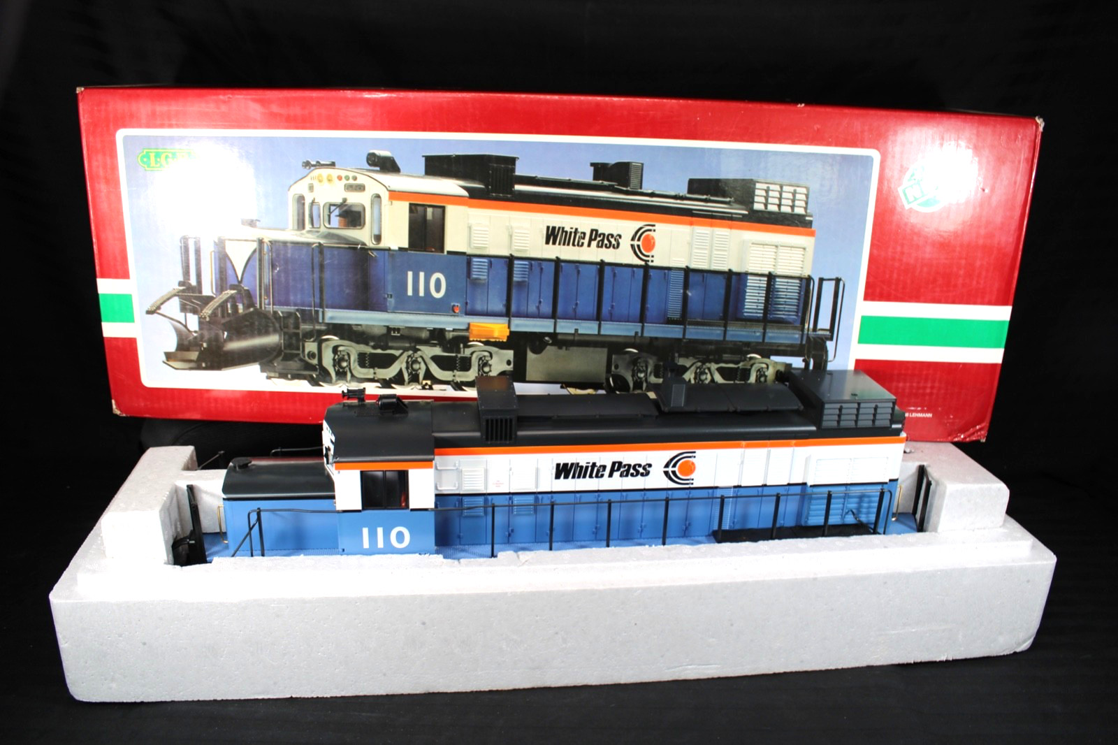 LGB 2055 White Pass Diesel Locomotive G Scale – Vintage 1989 Mint w BOX
