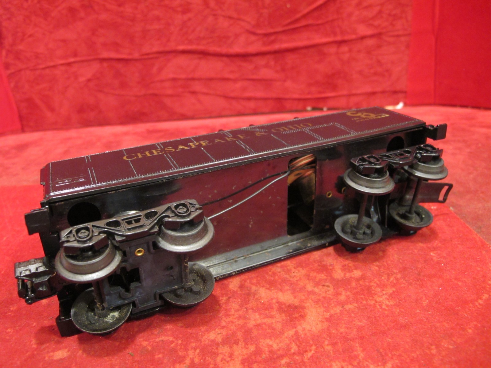 LIONEL CHESAPEAKE & OHIO O GAUGE sound COAL TENDER~ WORKS