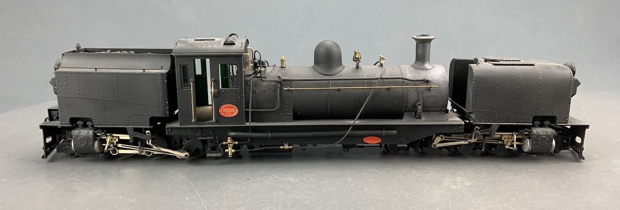 1:43 7MM On2 Backwoods Brass NGG16 Class 2-6-2+2-6-2T Beyer-Garratt RTR O3278