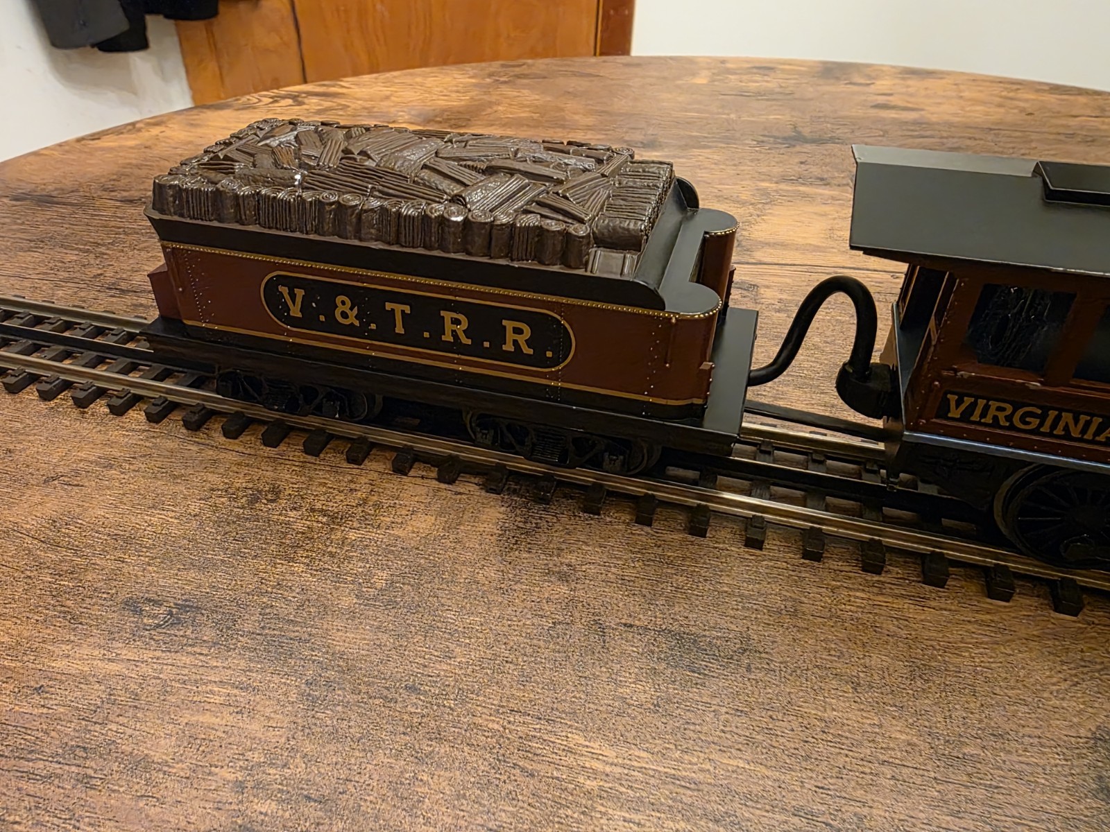 MTH 30-4140-1E O Gauge 4-6-0 Steam Locomotive Virginia & Truckee W/PS 2.0