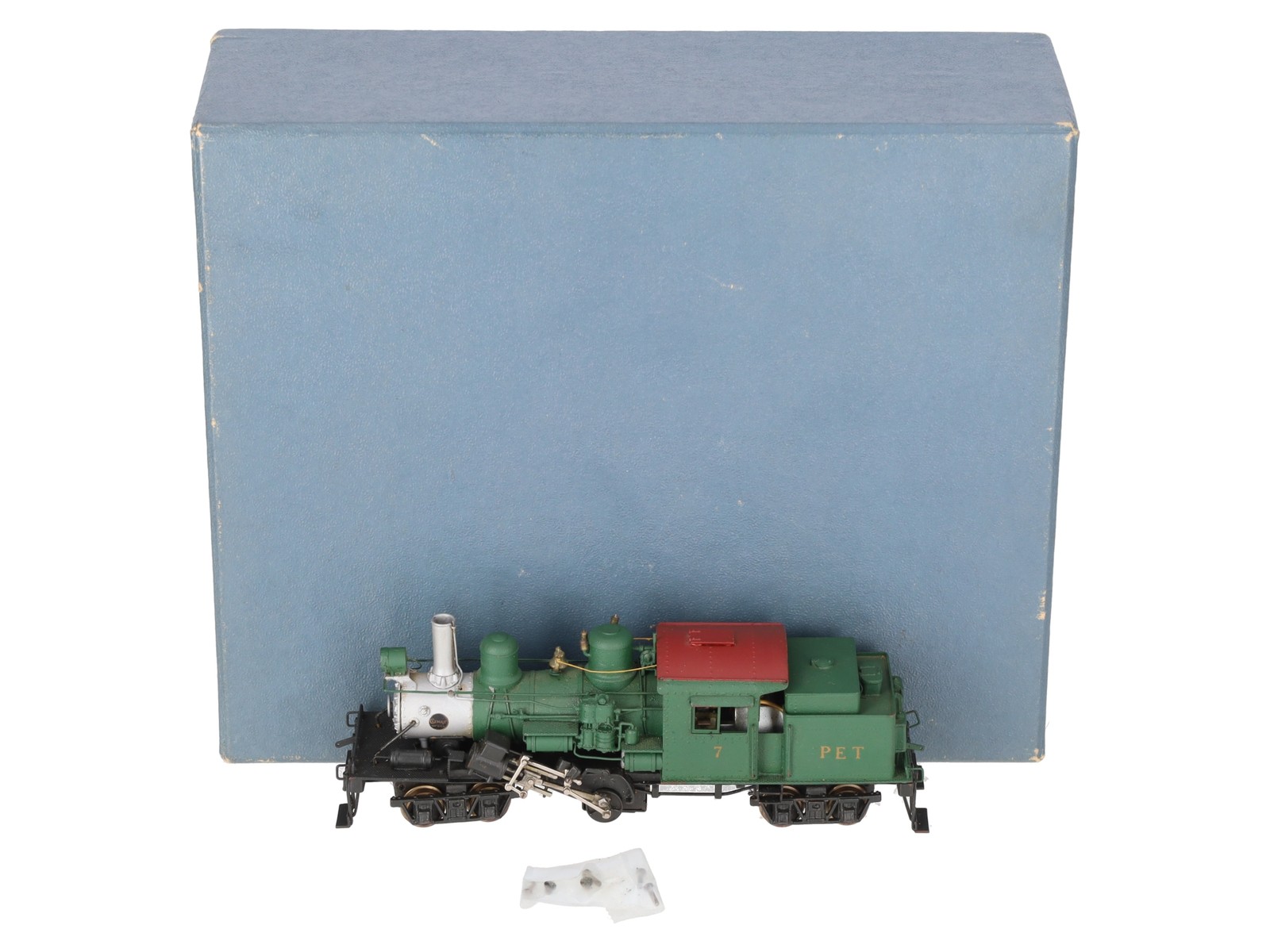 United Models PFM BRASS HO PET Green Climax Class C Logging Steam Locomotive #7